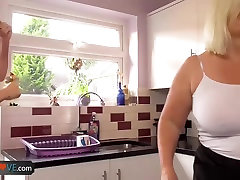 AgedLove Nice blonde granny is fucked by horny man
