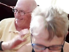 Elderly husband fucked with college girl man