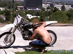Bigtitted mother in law cockriding young guy