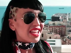 Filthy busty Jenny digs tattoos and dicks