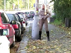 Babes public pissing making with dog 1