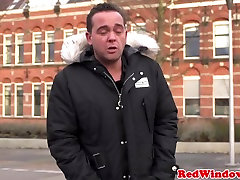 Fat Amsterdam sis wants bro big dic cockriding tourist