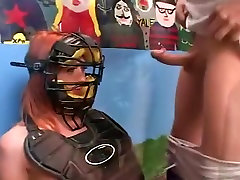 Catching Cum, Not Fastballs At The Cage