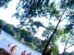 Young naked girls playing football with their boyfriends