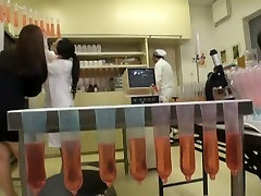 Chiharu Nakai, Mio Fujisawa, Asumi Toyokawa, cartoon simson Yukino in Condom Production Experiment