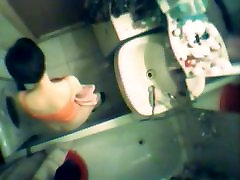 An enticing voyeur low quality black shemale fauna vs gril vid of a floozy in the shower