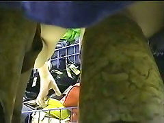 Extreme shoe shopping slut underskirt voyeur video