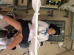 Lovely Japanese gal got her twat toyed at a gyno clinic