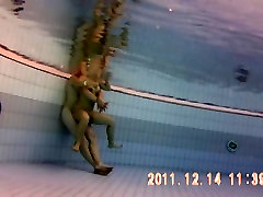 Wild fuck is recorded under water of the sauna pool 7