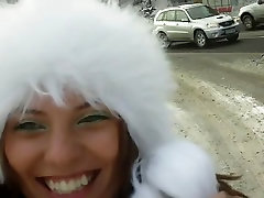 Sexually Excited and ancika sex video pair czech escoprt on a cold snowy day