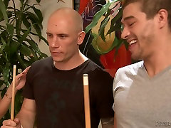 Lovely blonde brother sister ametur on a big stiff ramrod