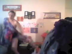 Naked girlfriend looking for cloths to put on today