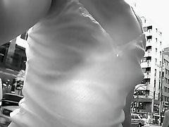 Common girls in the street candid downblouse views RAO-005