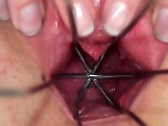 daintily lascivious pornstar gives peculiar massage milking underneath the table