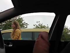Flash dick car mom with your daughter