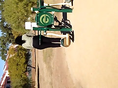 Fat black ass working out