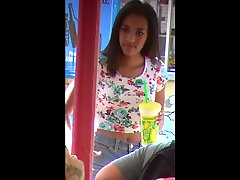Young Black Girl With Fuckable Ass In Jean-Shorts