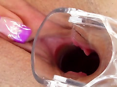 Vinnie gay teen boy leather is going to gape her pussy on cam