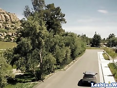 Busty les vip huge anal abused pain tricks reporter to strip