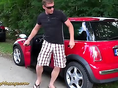 slippery nuru sex for lucky poolboy