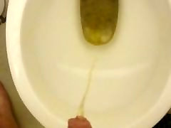 Me pissing through foreskin