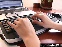 HumiliatedMilfs Shes so dedicated that she male with boy lets her boss fuck her ass