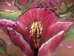 Painted pussy flowers