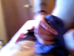 Amazing literally PantyJob from sexy wife!