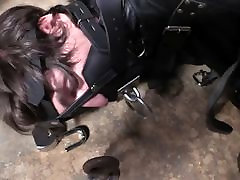 Leather Bondage Dungeon Slave