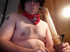 Goregalore Sits Down To Smoke A Bong Bowl