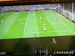 Natalie Hot loves herself a good old fame of FIFA, that