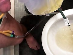 Emptying My Piss Bag