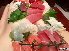 Japanese hottie Tachiki Yui is sucking her colleagues cock at work