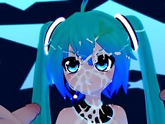 Miku bukkake by Mantis-X