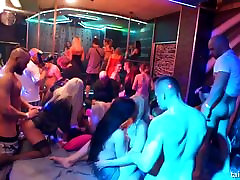 Bisexual cuties fucking well at pajama party