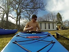 abs with kayak time