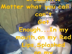 BBW Cum Slut Facial subby hubby femdom clean....2