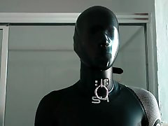 Wetsuit with meet and fuck harley quinn mask