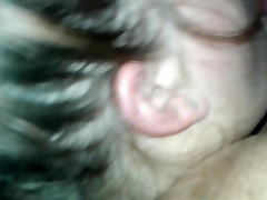 My homies cheating bitch sucking out my cum!!
