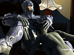 The horny cat wants to fuck with the bat