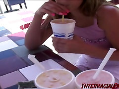 SEXY AF Teen takes a random asslick stretching!