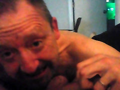 rooting around in a hairy crotch