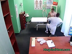 Chick Megan Talerico Has Her bethany banc Licked By Doctor