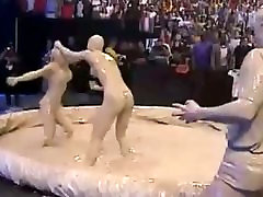 TRISH STRATUS STACY KEIBLER sexy shemale on female WRESTLING !!