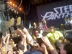 Boobs flashing during a concert