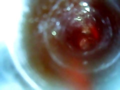 cumshot in silicone pussy