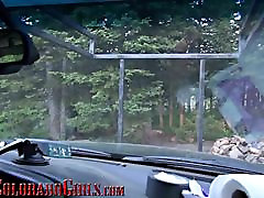 Cocksucking Fuckbuddy Trades Road Head For Multiple Orgasms