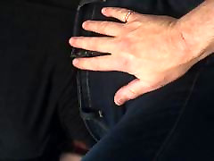 Clothed Cougar getting her BIG tits GROPED