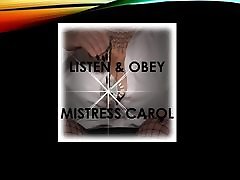 Mistress Carol, you Will Obey doctor homan