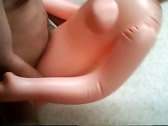Fucking inflatable gay smaal doll